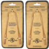 Set of 2 Premium Copper Tongue Scraper Stylish Design, Heavy Duty