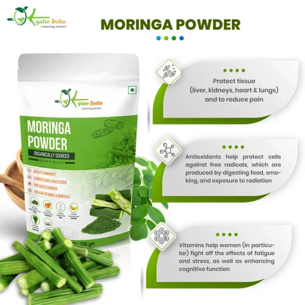 Organic Ayurvedic Moringa Leaves Powder